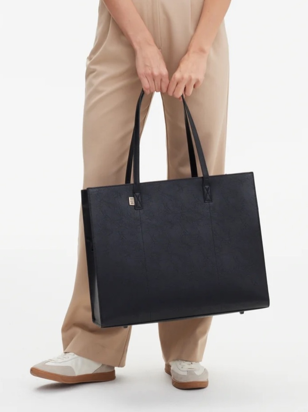 BEIS Large Work Tote in Black